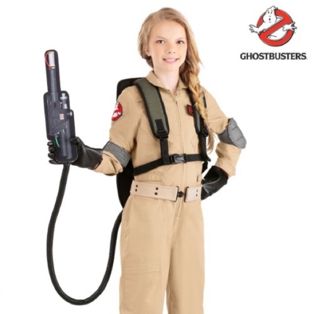 Ghostbusters Kids Cosplay Costume with Backpack and Accessories (WORN ONCE!)